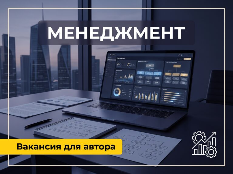Работа автором по менеджменту